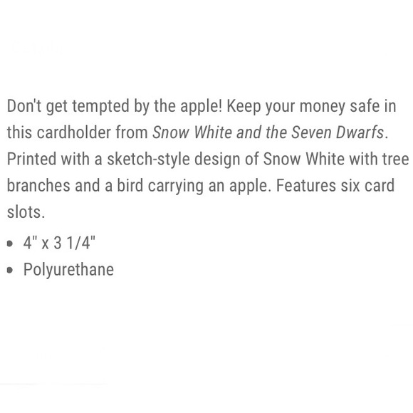 LOUNGEFLY DISNEY Snow White BAG, CARDHOLDER & PINS - Picture 11 of 16